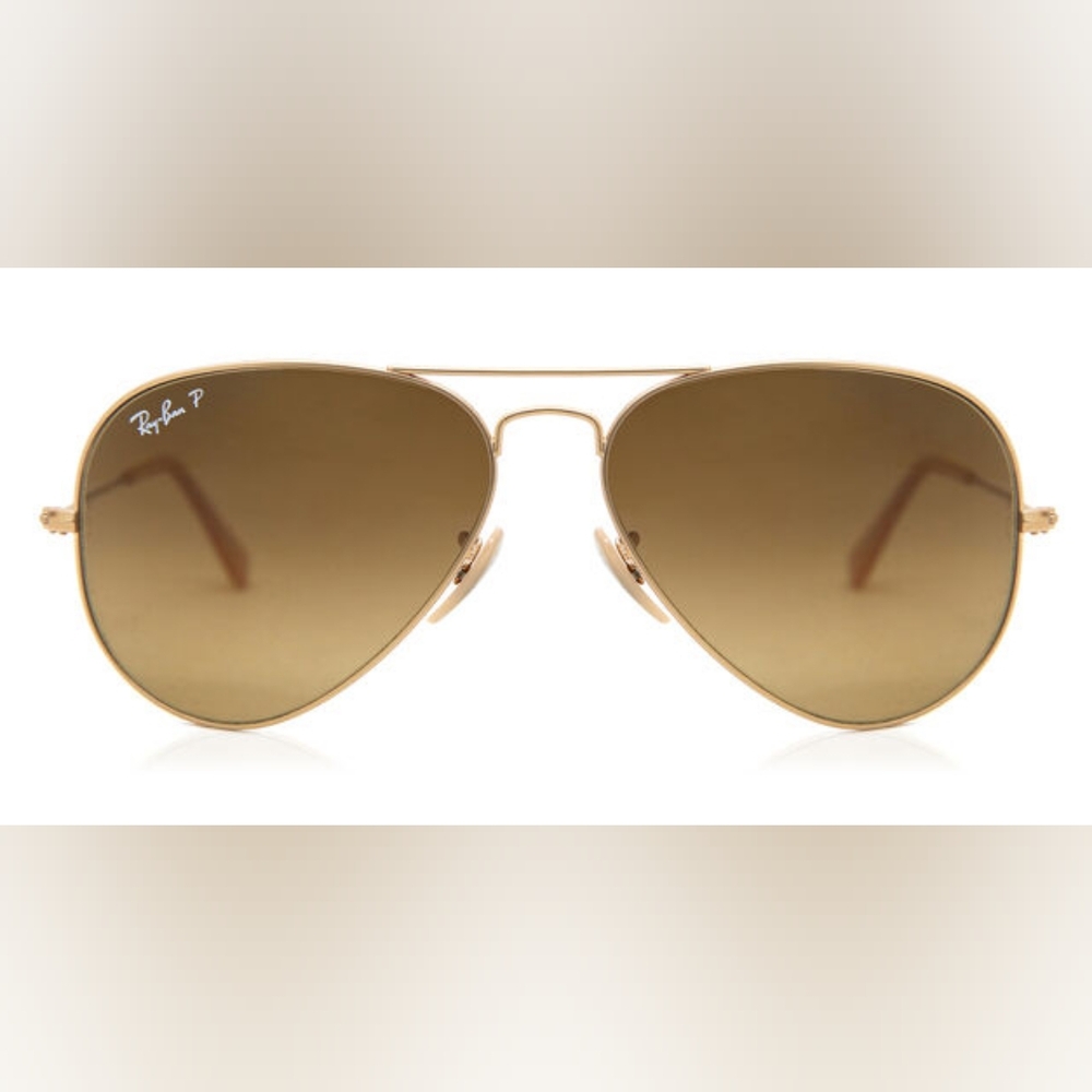 Ray-Ban Gold Aviator Sunglasses